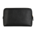 Mulberry Large Cosmetic Pouch, £190, Accessories, Black, Leather, Back view